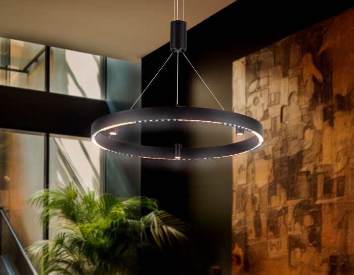 Подвесной светодиодный светильник Ambrella LineTech FL5845