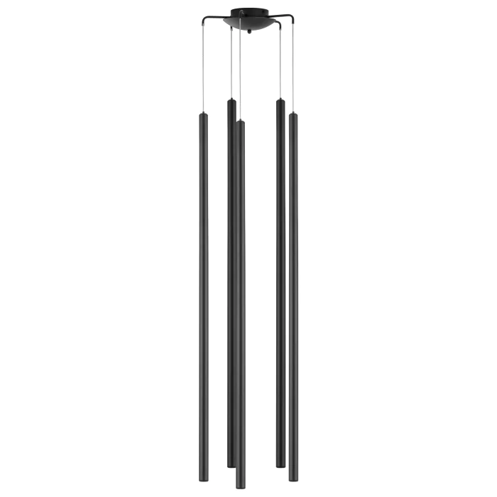 Подвесная люстра TUBO LED 25W 1600LM 25G ЧЕРНЫЙ 4000K Lightstar L5T747447