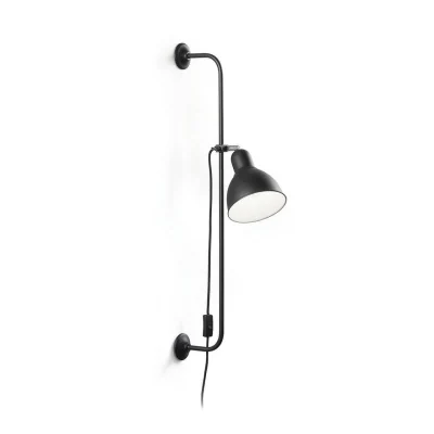 Светильник настенный Ideal Lux Shower AP1 Nero 179643