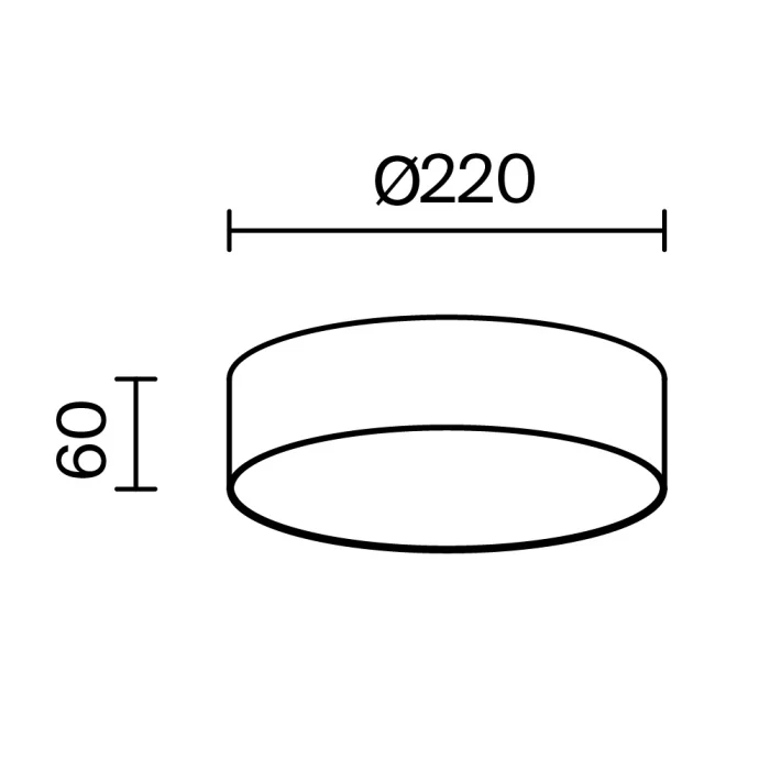 Накладной светильник Maytoni Zon C032CL-24W3K-RD-MG