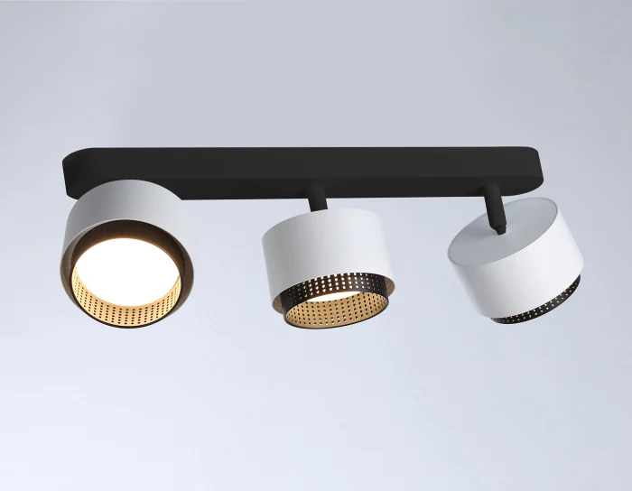 Настенно-потолочный поворотный спот со сменной лампой GX53 Ambrella light TN71291