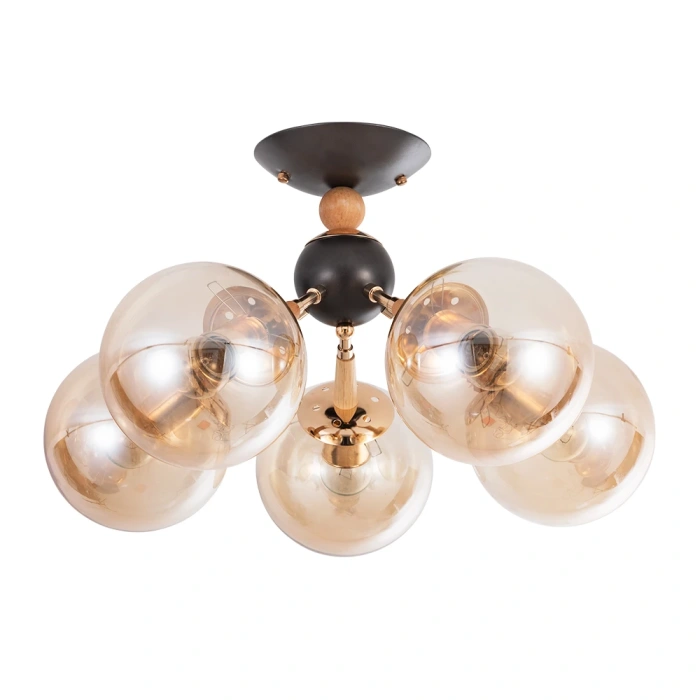 Люстра потолочная Arte Lamp BOSTON A4485PL-5BK