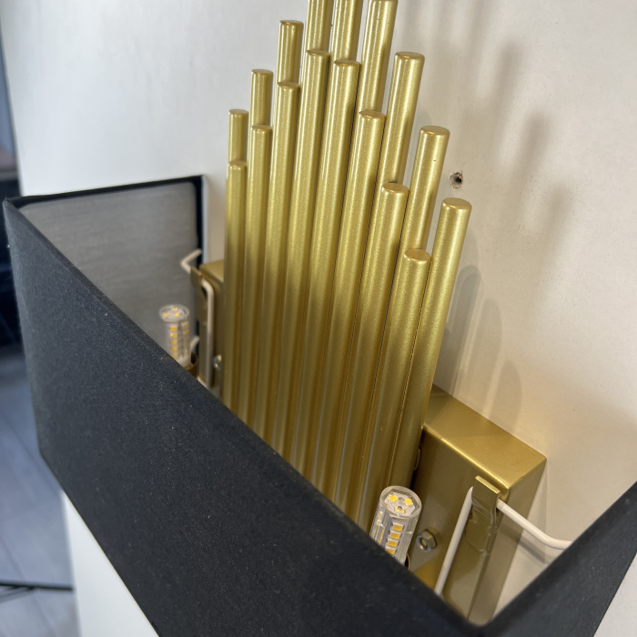 Бра Sohne CG 90-0009 FIORE Black H65 W29 ImperiumLoft