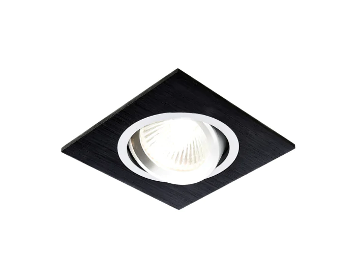 Встраиваемый точечный светильник MR16 с поворотным механизмом Ambrella light A601 BK