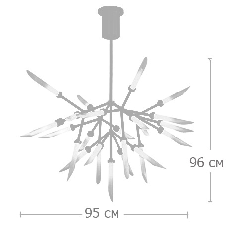 Люстра Spur Chandelier ImperiumLoft