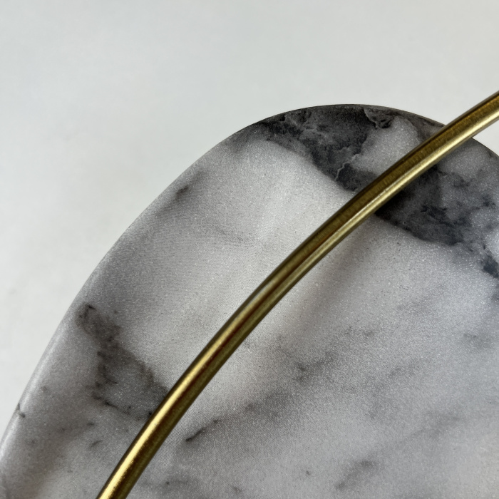 Настенный светильник CLAM Белый мрамор ImperiumLoft