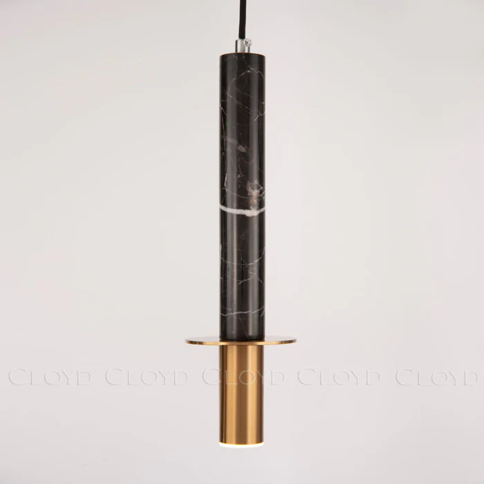 Подвесной светильник Cloyd CLARNET P1 / выс. 36 см - черн.мрамор (арт.10797)