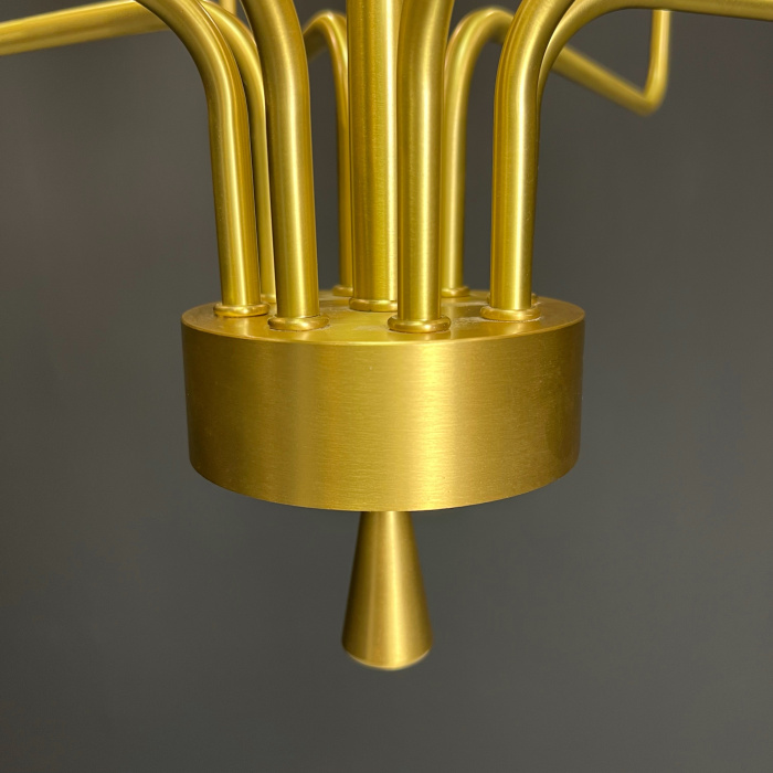 Подвесная дизайнерская люстра Viola 6 Синий ImperiumLoft