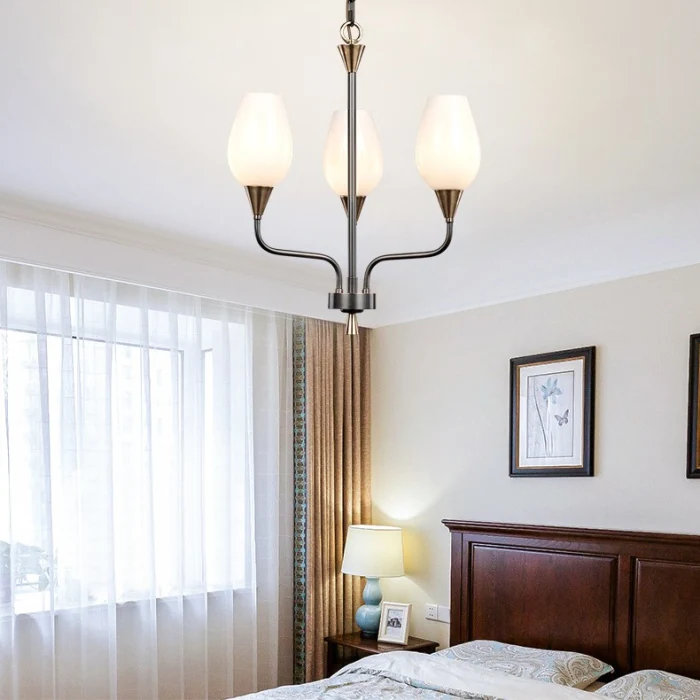 Подвесная люстра VIOLA MILK 6 ImperiumLoft