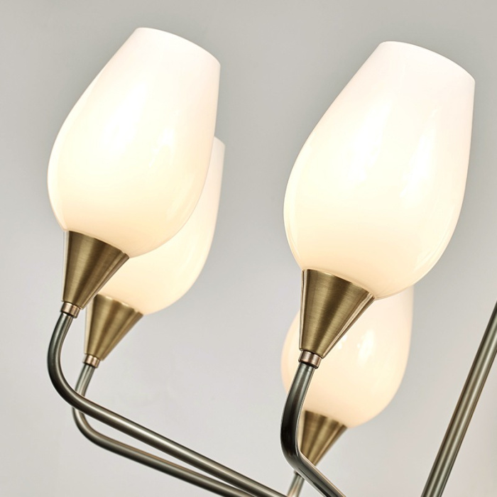 Подвесная люстра VIOLA MILK 6 ImperiumLoft