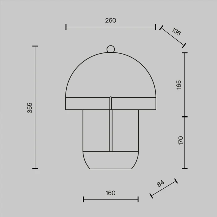 Настольная лампа Maytoni Hope MOD479TL-L14W3K1