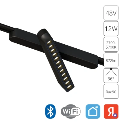 Магнитная трековая система Arte Lamp RAPID A2961PL-1BK