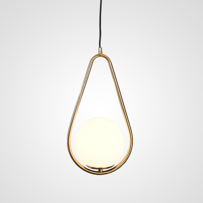 Подвесной светильник HOOP DROP Brass ImperiumLoft