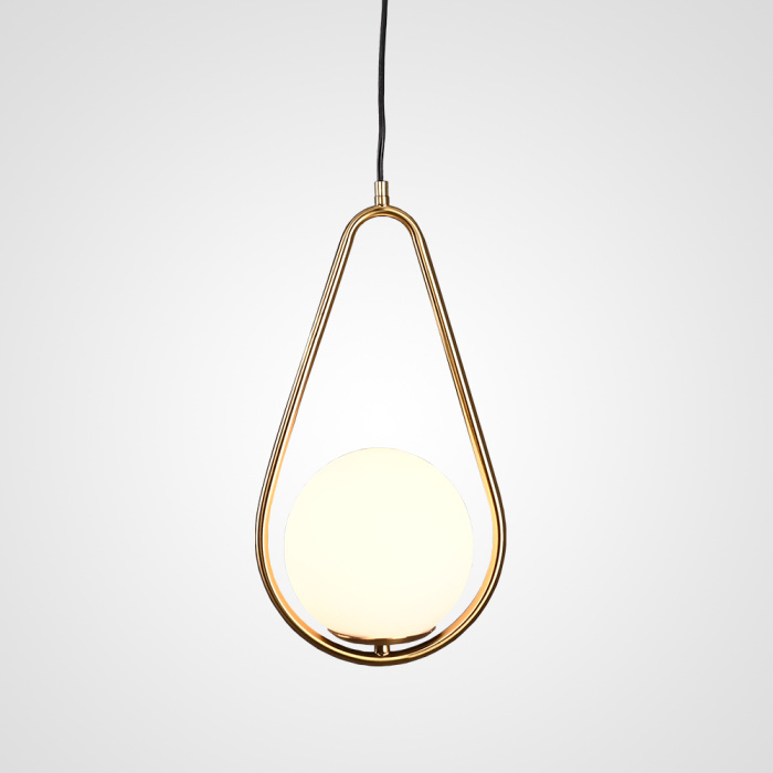 Подвесной светильник HOOP DROP Brass ImperiumLoft