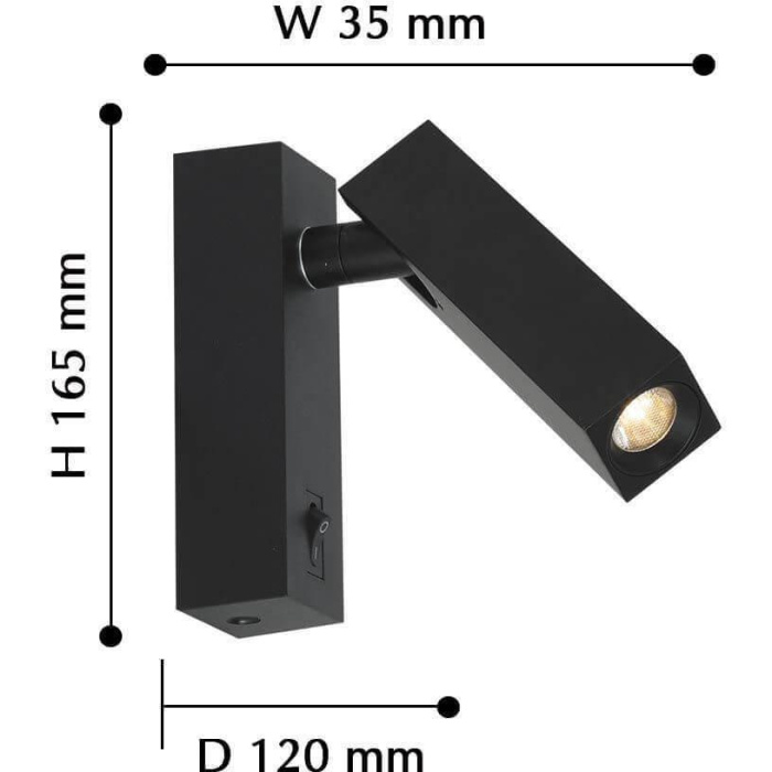 Светодиодный спот Favourite Eckig 2403-1W