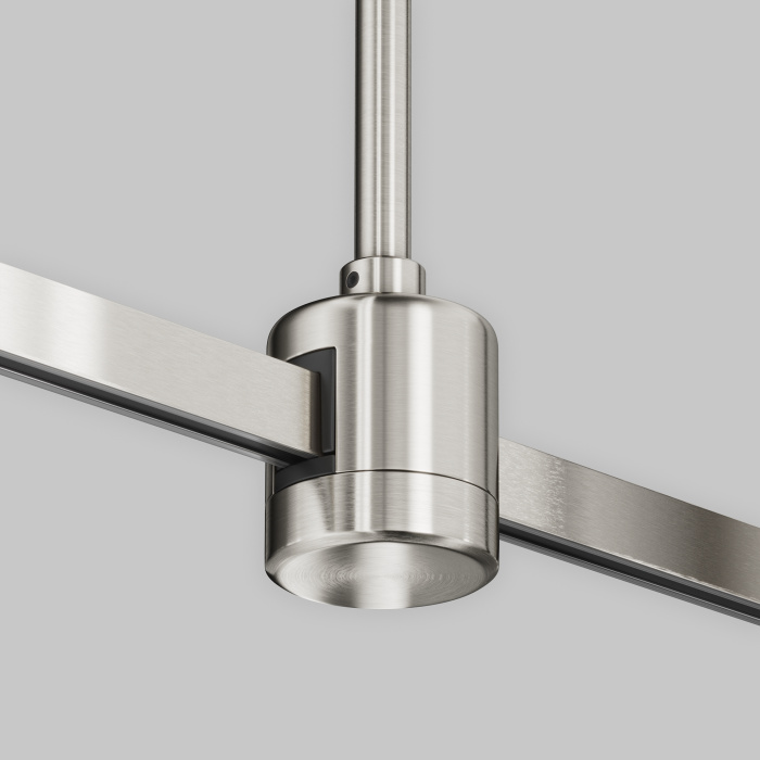 Крепление потолочное Long 760мм с прямым коннектором питания Flarity платина Maytoni TRA159C-IPCL1-PT