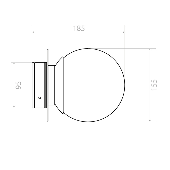 Уличный настенный светильник Covali WL-38027