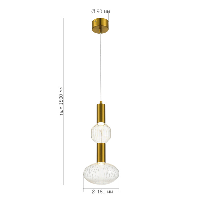 Подвесной светильник ST LUCE TACCHE SL6117.223.02