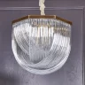 Подвесной светильник Delight Collection Murano L9 brass/clear A001-554 L9 brass/clear