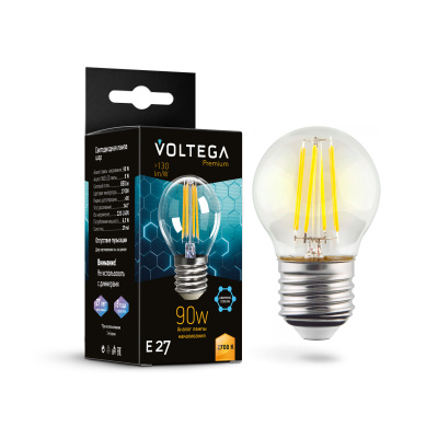 Светодиодная лампа Voltega Globe E27 9W Graphene 7223