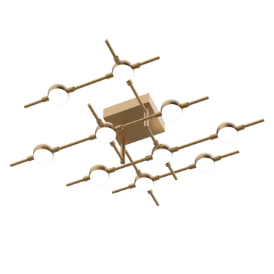 Потолочный светильник Delight Collection Molecular MX18001067-10A gold