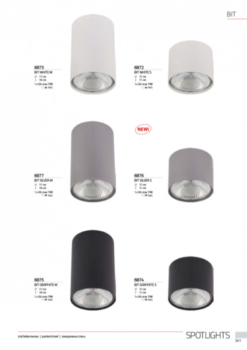 Потолочный светильник Nowodvorski Bit 6873