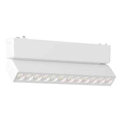 Магнитный трековый светильник Белый LED 1*12W 4000K 710Lm Ra&gt;90 IP20 L230xW26xH83 48V ST675.546.12