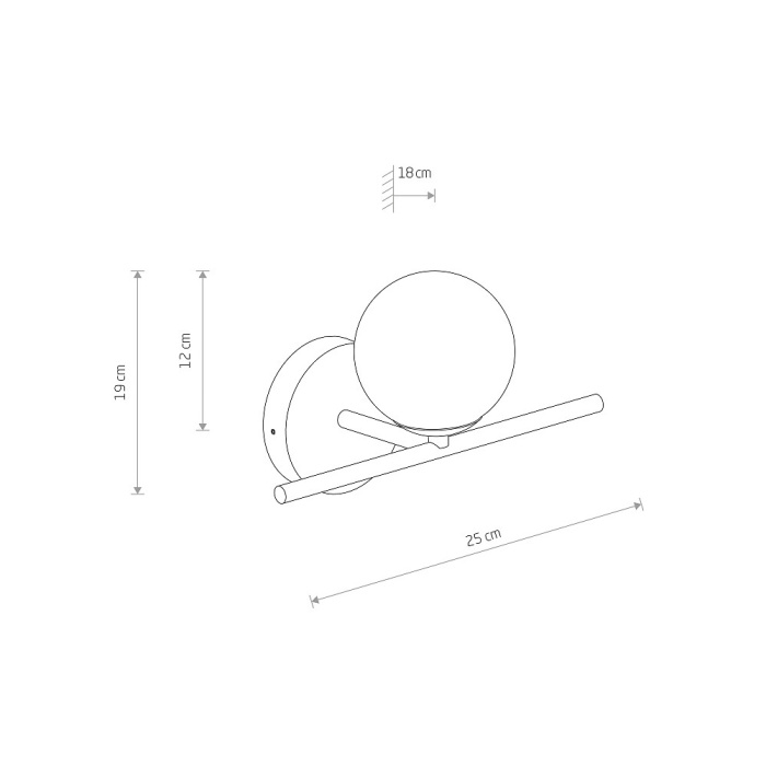 Настенный светильник Nowodvorski Aralia Brass 10527