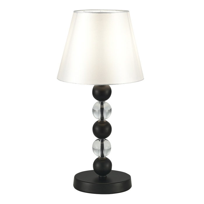 Прикроватная лампа ST-Luce черный/белый E27 1*40W SL2003.404.01