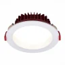 Светильник встраиваемый Белый LED 1*18W 3000K 1 440Lm Ra80 100° IP44 D140xH52 100-240VV ST752.538.18