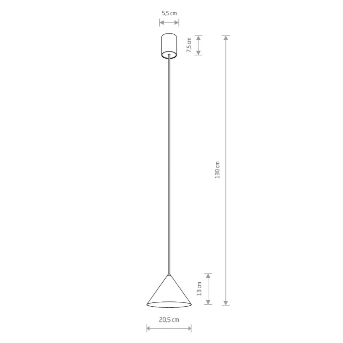 Подвесной светильник Nowodvorski Zenith S Gray 10880