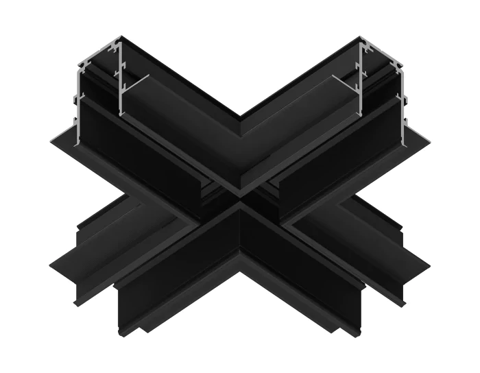 Коннектор х-образный для встраиваемого шинопровода Magnetic Ambrella light GL3358