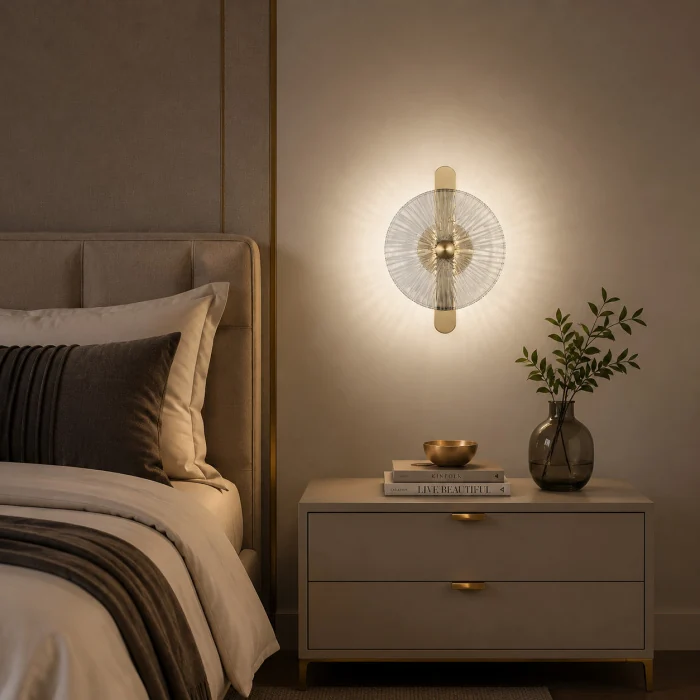 Светильник настенный ST-Luce бронза/зелёный LED 1*11W 4000K SL6141.321.01
