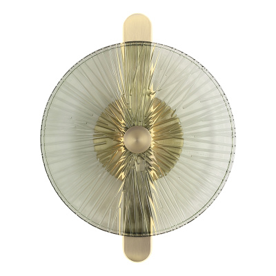 Светильник настенный ST-Luce бронза/зелёный LED 1*11W 4000K SL6141.321.01