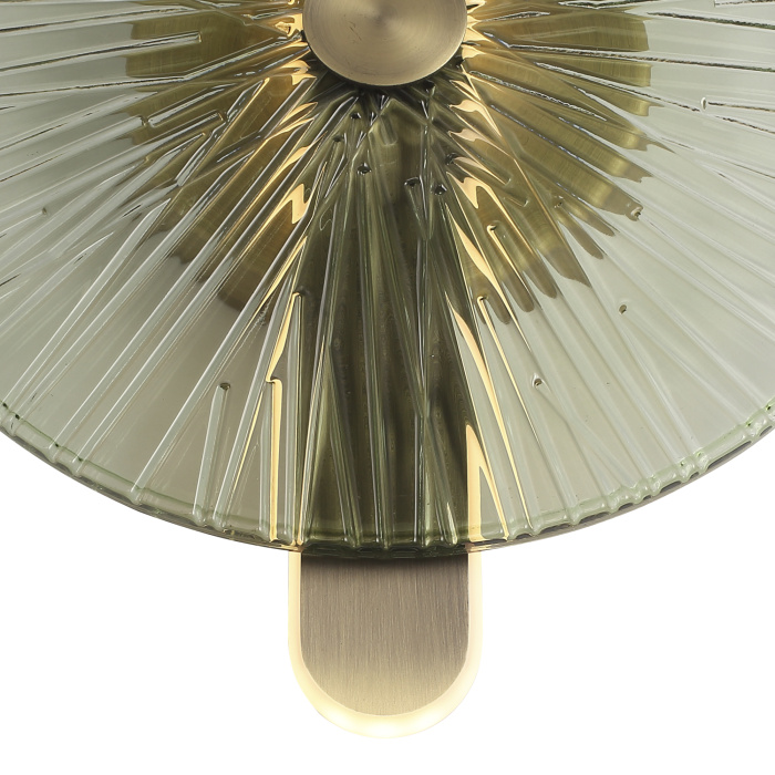 Светильник настенный ST-Luce бронза/зелёный LED 1*11W 4000K SL6141.321.01