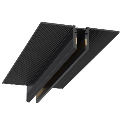 Шинопровод встраиваемый SUPER5 под ГКЛ 9 мм ST-Luce Черный Длина 1 000мм ST066.419.00