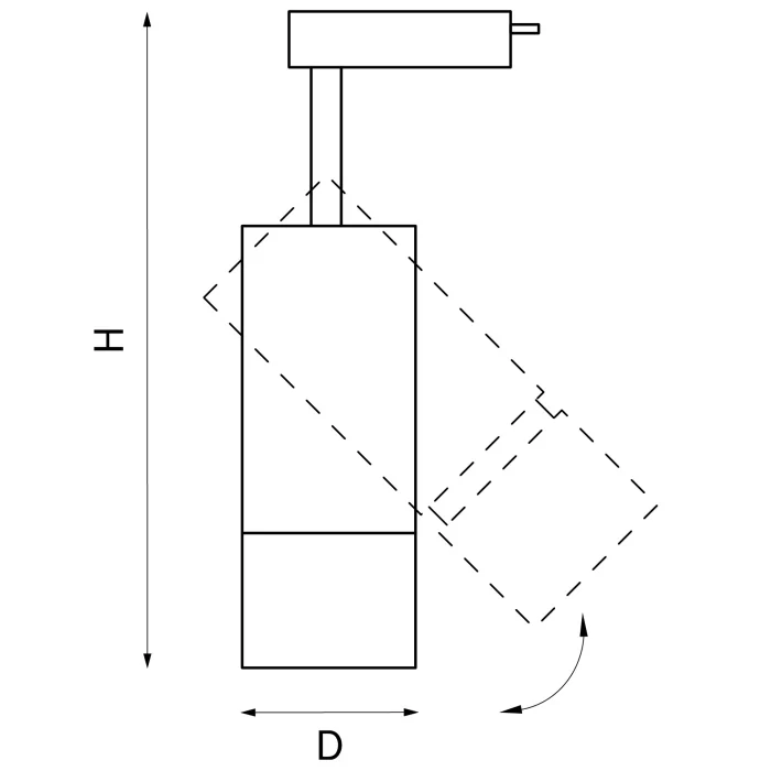 Светильник светодиодный для 1-фазного трека Volta Lightstar 229337