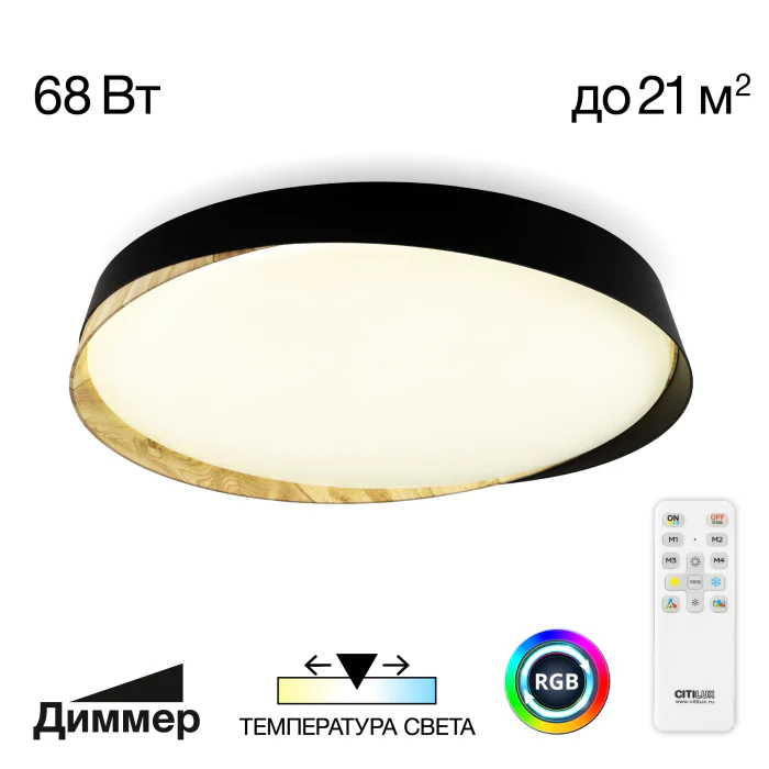 Светильник потолочный Citilux BONNY CL754451G