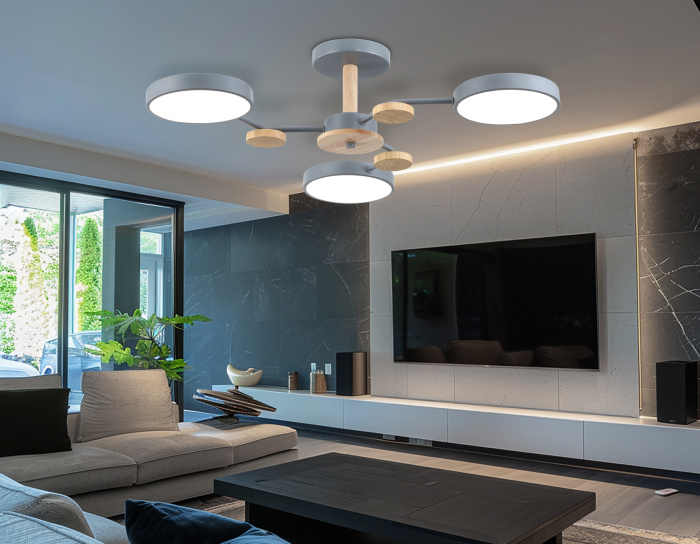 Люстра светодиодная на штанге AMBRELLA light FL4856