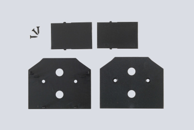 Заглушка для встраиваемого трека 220V в натяжной ПВХ потолок, в комплекте 4 шт Crystal Lux CLT 0.235 06 BL