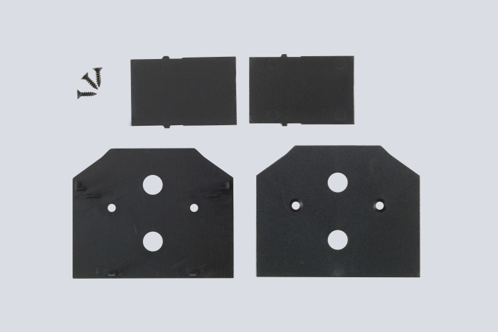 Заглушка для встраиваемого трека 220V в натяжной ПВХ потолок, в комплекте 4 шт Crystal Lux CLT 0.235 06 BL