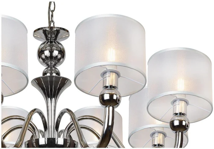 Подвесная люстра iLamp Spring RM1690/8 Хром