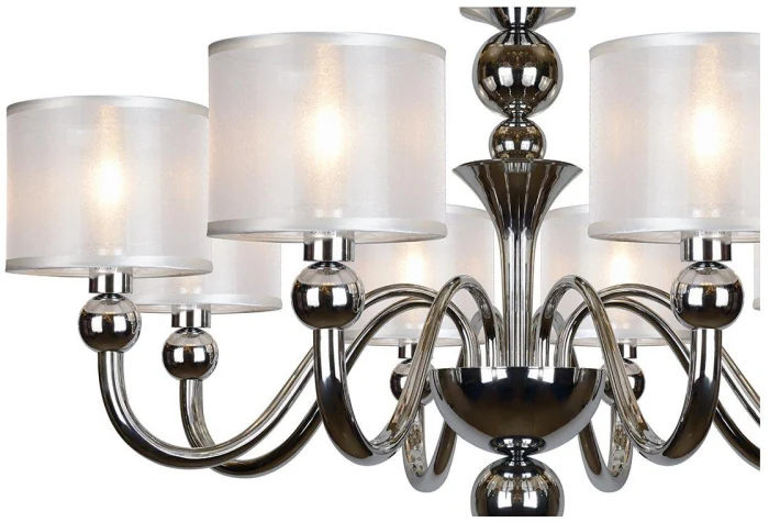 Подвесная люстра iLamp Spring RM1690/8 Хром