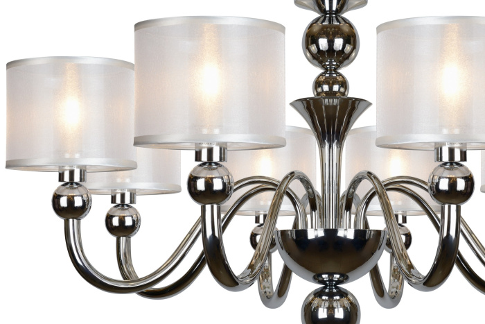 Подвесная люстра iLamp Spring RM1690/8 Хром