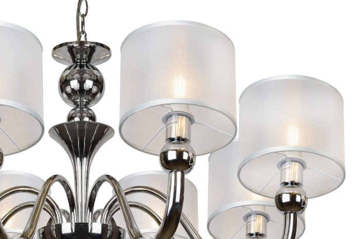 Подвесная люстра iLamp Spring RM1690/8 Хром