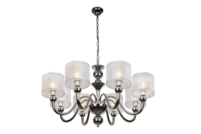 Подвесная люстра iLamp Spring RM1690/8 Хром