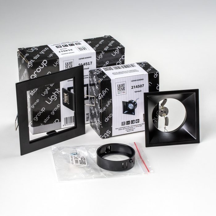 Комплект со светильником Lightstar Domino D51707BMOD