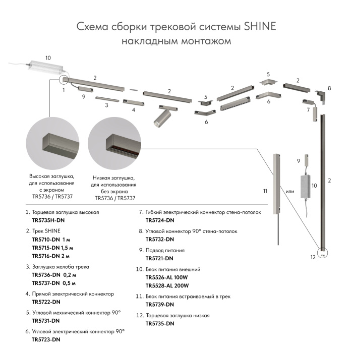 Коннектор Denkirs SHINE BASE TR5723-DN