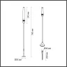 Садово-парковый светильник Odeon Light Canna 7020/4GL