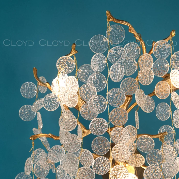 Бра Cloyd HAOMA W3 / выс. 72 см - латунь (арт.20324)